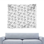 Stethoscope Sign Pattern Print Tapestry