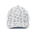 Stethoscope Sign Pattern Print White Mesh Trucker Hat