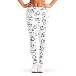 Stethoscope Sign Pattern Print Women's Leggings