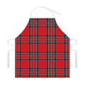 Stewart Tartan Scottish Pattern Print Adjustable Apron