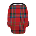 Stewart Tartan Scottish Pattern Print Baby Seat Cover