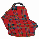 Stewart Tartan Scottish Pattern Print Baby Seat Cover