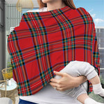 Stewart Tartan Scottish Pattern Print Baby Seat Cover