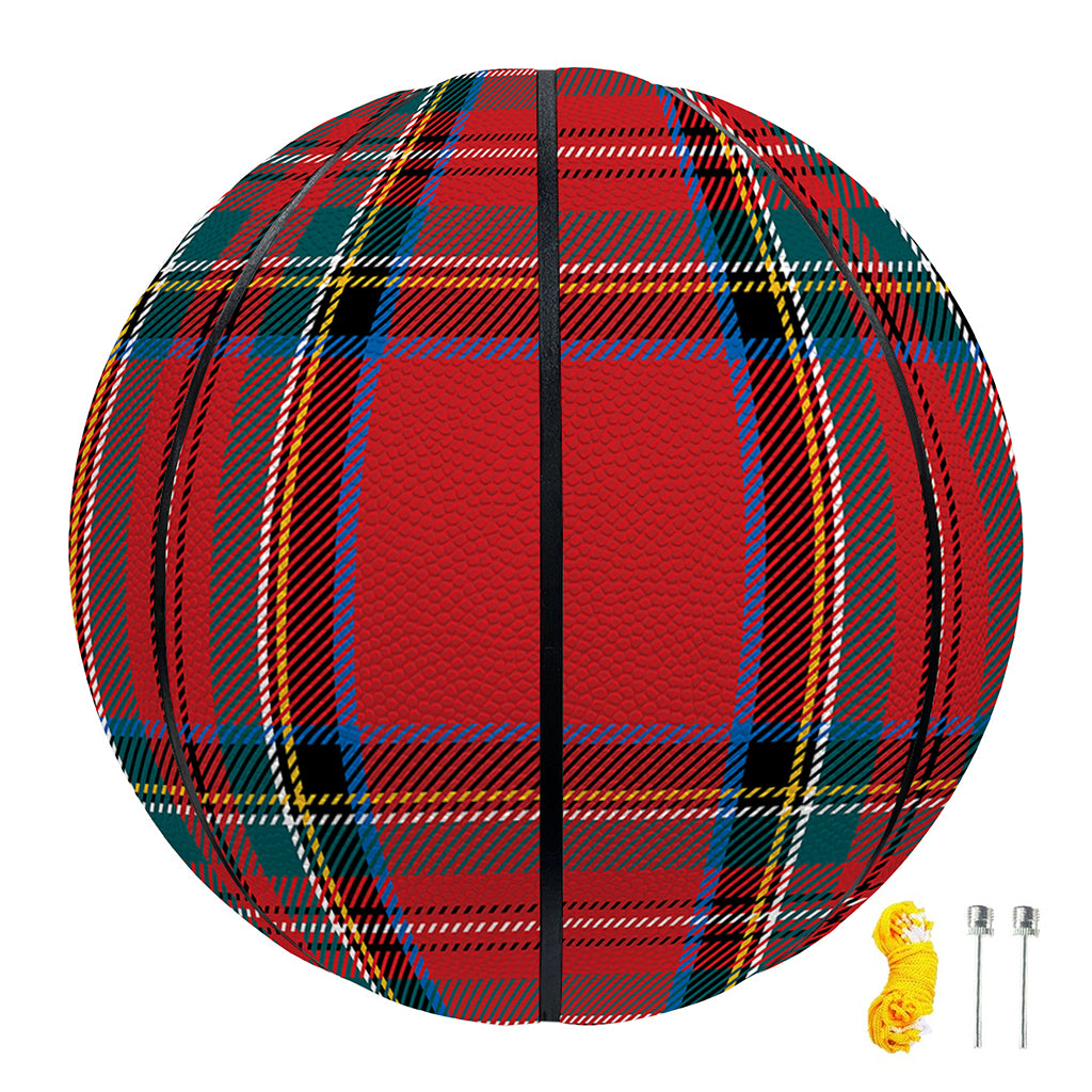 Stewart Tartan Scottish Pattern Print Basketball