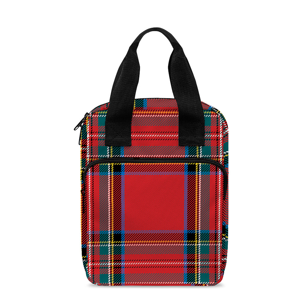 Stewart Tartan Scottish Pattern Print Bible Tote Bag