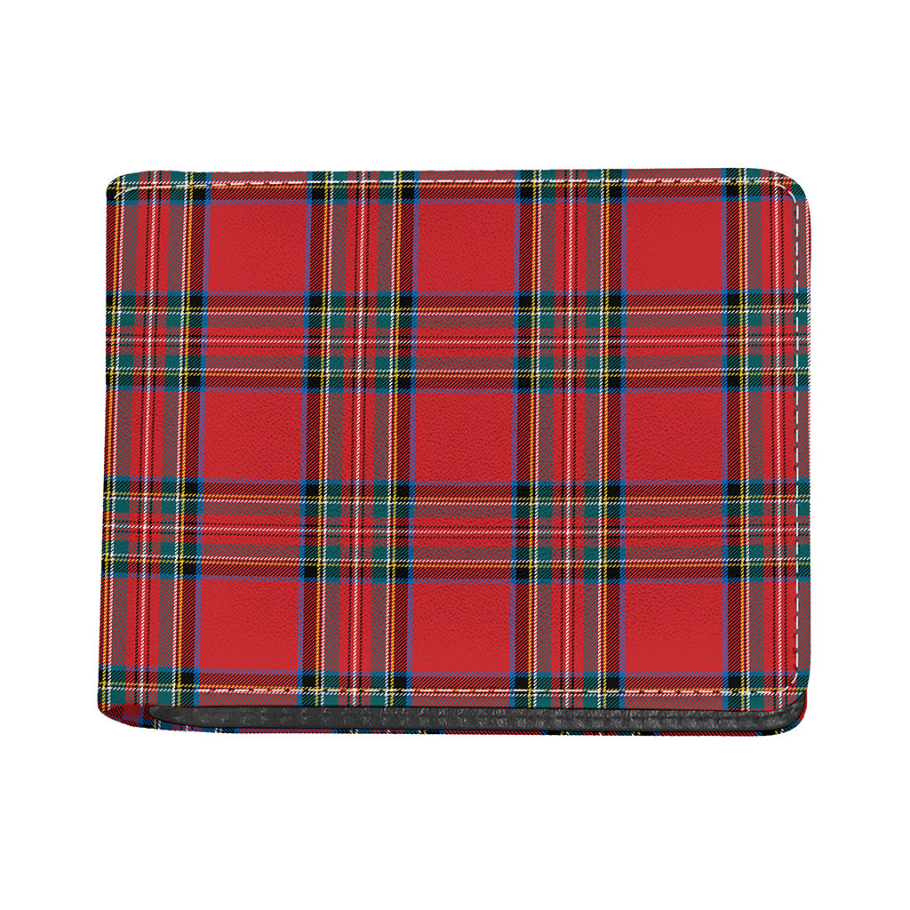 Stewart Tartan Scottish Pattern Print Bifold Wallet