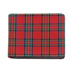 Stewart Tartan Scottish Pattern Print Bifold Wallet