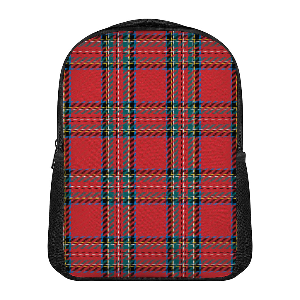 Stewart Tartan Scottish Pattern Print Casual Backpack