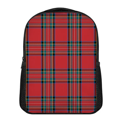 Stewart Tartan Scottish Pattern Print Casual Backpack