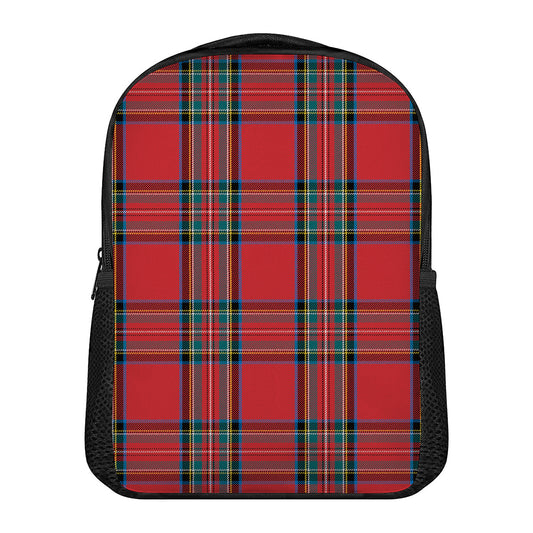 Stewart Tartan Scottish Pattern Print Casual Backpack