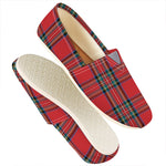Stewart Tartan Scottish Pattern Print Casual Shoes
