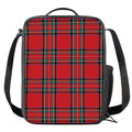 Stewart Tartan Scottish Pattern Print Crossbody Lunch Bag
