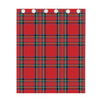 Stewart Tartan Scottish Pattern Print Curtain