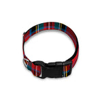Stewart Tartan Scottish Pattern Print Dog Collar