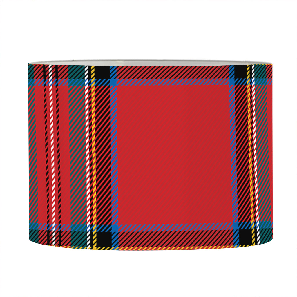 Stewart Tartan Scottish Pattern Print Drum Lamp Shade