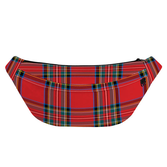Stewart Tartan Scottish Pattern Print Fanny Pack