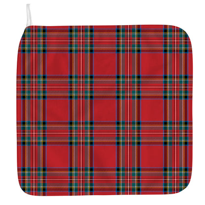 Stewart Tartan Scottish Pattern Print Hand Towel