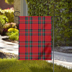 Stewart Tartan Scottish Pattern Print House Flag