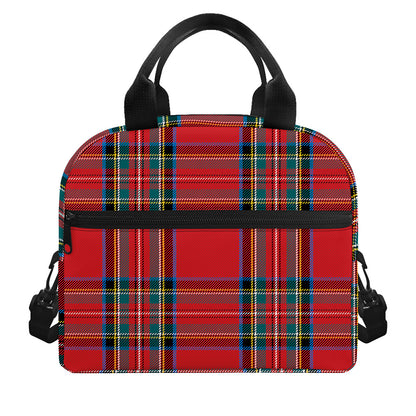 Stewart Tartan Scottish Pattern Print Insulated Lunch Bag