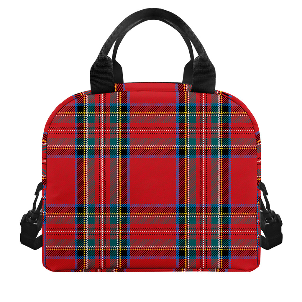 Stewart Tartan Scottish Pattern Print Insulated Lunch Bag