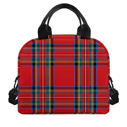 Stewart Tartan Scottish Pattern Print Insulated Lunch Bag