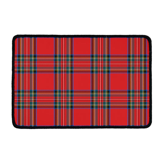 Stewart Tartan Scottish Pattern Print Kitchen Mat