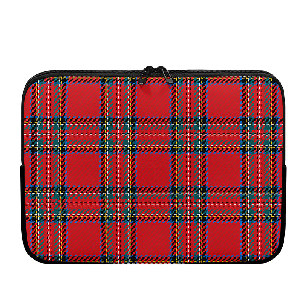 Stewart Tartan Scottish Pattern Print Laptop Sleeve