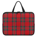 Stewart Tartan Scottish Pattern Print Laptop Sleeve With Handle