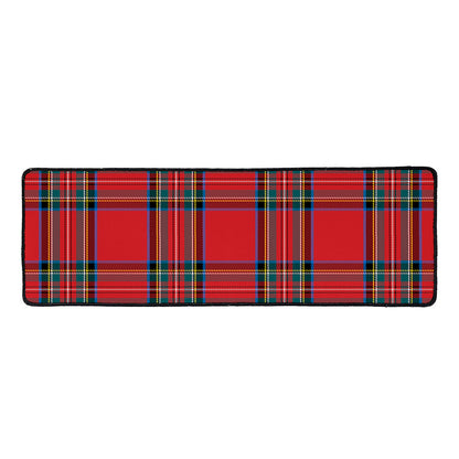 Stewart Tartan Scottish Pattern Print Long Kitchen Mat