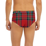 Stewart Tartan Scottish Pattern Print Men's Briefs