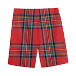 Stewart Tartan Scottish Pattern Print Men's Sports Shorts