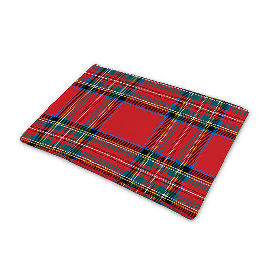 Stewart Tartan Scottish Pattern Print Pet Cooling Mat Cover
