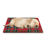 Stewart Tartan Scottish Pattern Print Pet Cooling Mat Cover