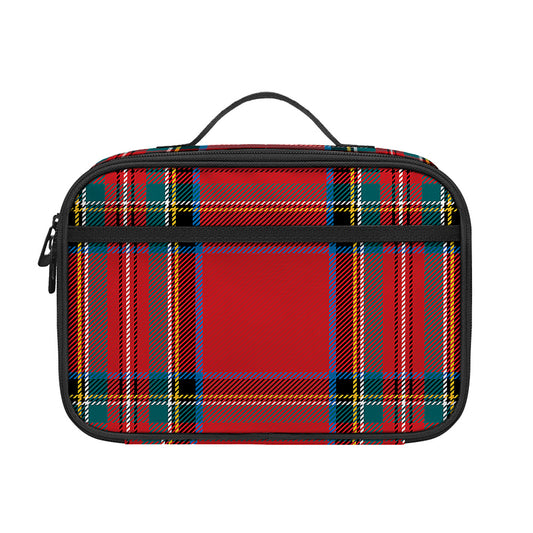 Stewart Tartan Scottish Pattern Print Portable Lunch Bag