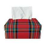 Stewart Tartan Scottish Pattern Print Rectangle Tissue Box Cover