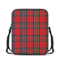 Stewart Tartan Scottish Pattern Print Rectangular Crossbody Bag