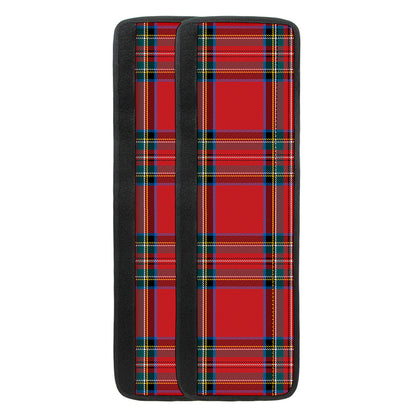 Stewart Tartan Scottish Pattern Print Refrigerator Handle Covers