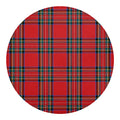 Stewart Tartan Scottish Pattern Print Round Blanket