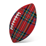 Stewart Tartan Scottish Pattern Print Rugby Ball