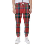 Stewart Tartan Scottish Pattern Print Scuba Joggers