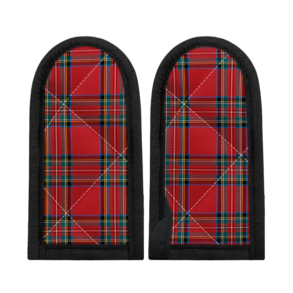 Stewart Tartan Scottish Pattern Print Skillet Handle Cover