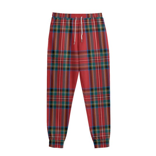 Stewart Tartan Scottish Pattern Print Sweatpants