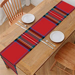 Stewart Tartan Scottish Pattern Print Table Runner