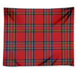 Stewart Tartan Scottish Pattern Print Tapestry