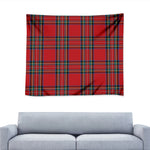 Stewart Tartan Scottish Pattern Print Tapestry