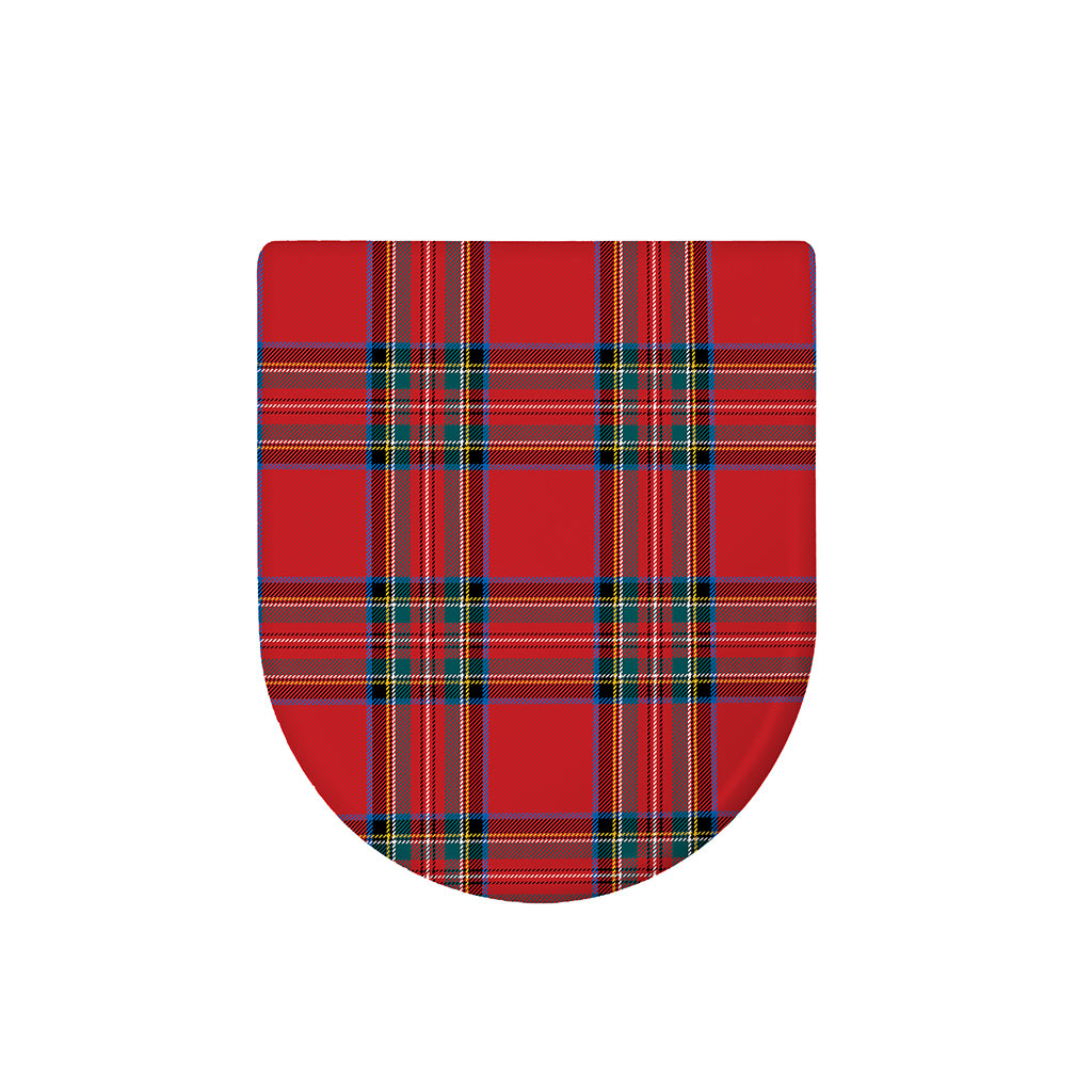 Stewart Tartan Scottish Pattern Print Toilet Lid Cover
