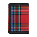 Stewart Tartan Scottish Pattern Print Trifold Wallet