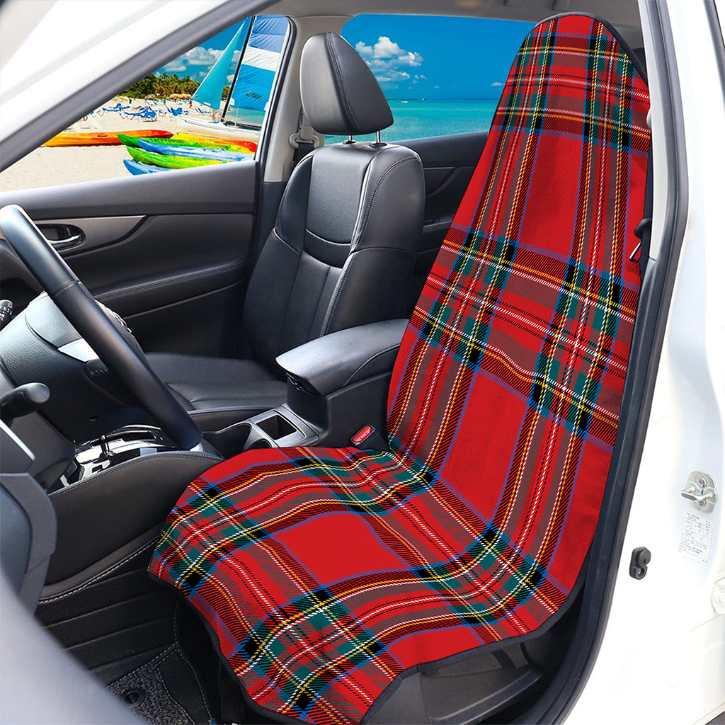 Stewart Tartan Scottish Pattern Print Waterproof Car Seat Cover