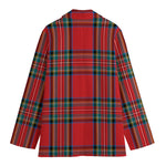 Stewart Tartan Scottish Pattern Print Women's Blazer