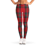 Stewart Tartan Scottish Pattern Print Women's Leggings